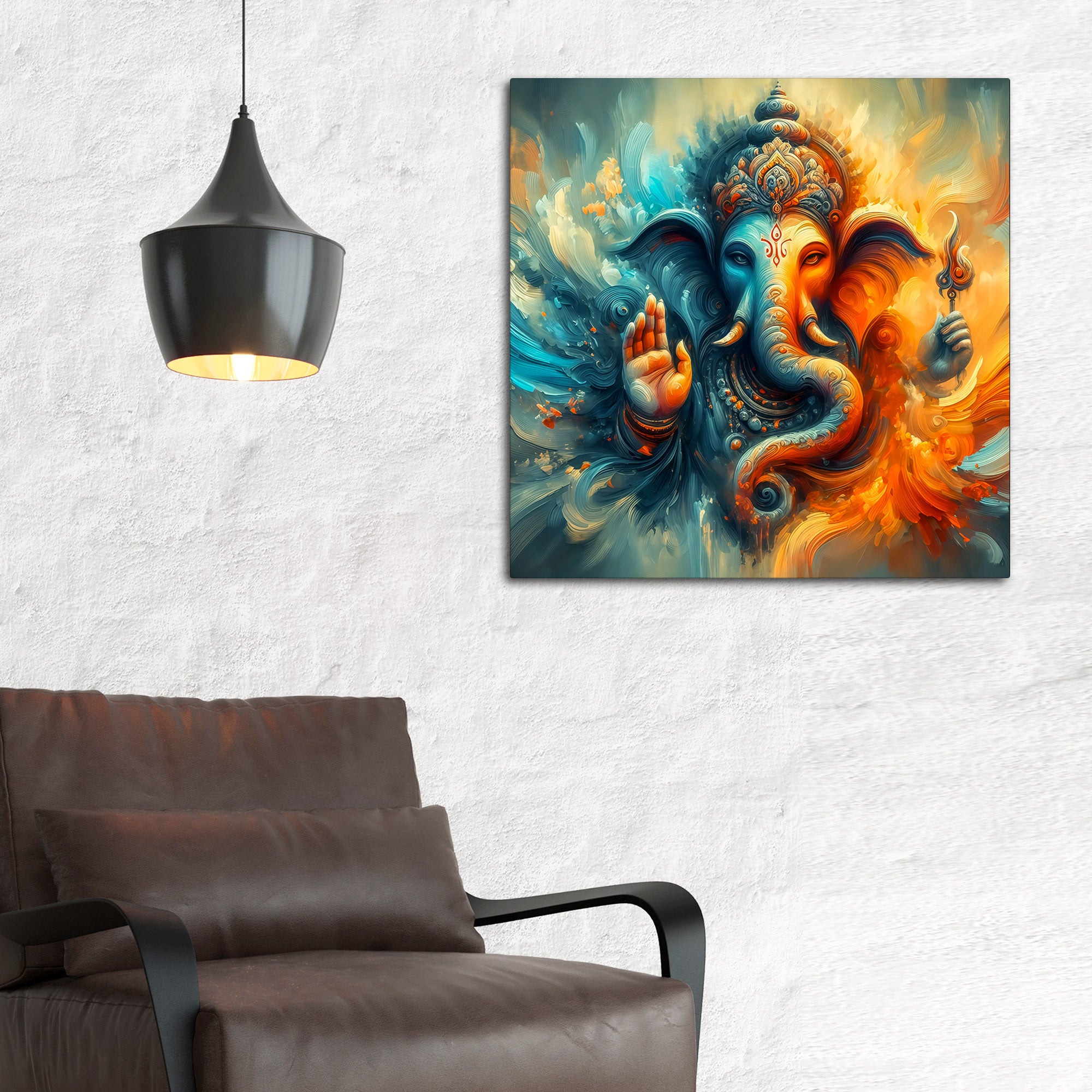 Beautiful Lord Ganpati Painting