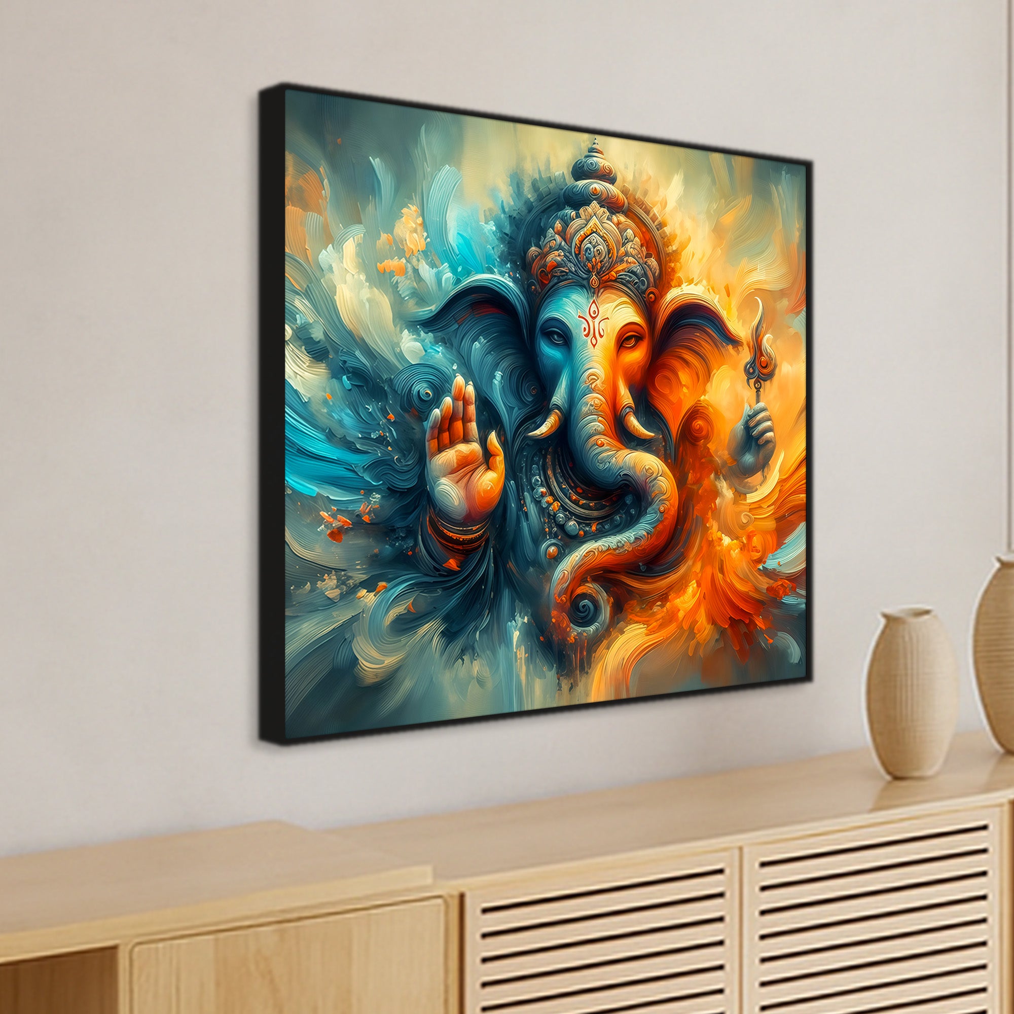 Beautiful Lord Ganpati Painting