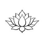 Beautiful Lotus Design Metal Art Wall Decor