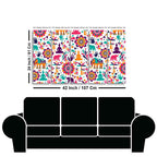 Beautiful Madhubani Art Canvas Wall Painting Set of Five
