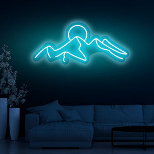 Beautiful Mountain Neon Sign LED Light