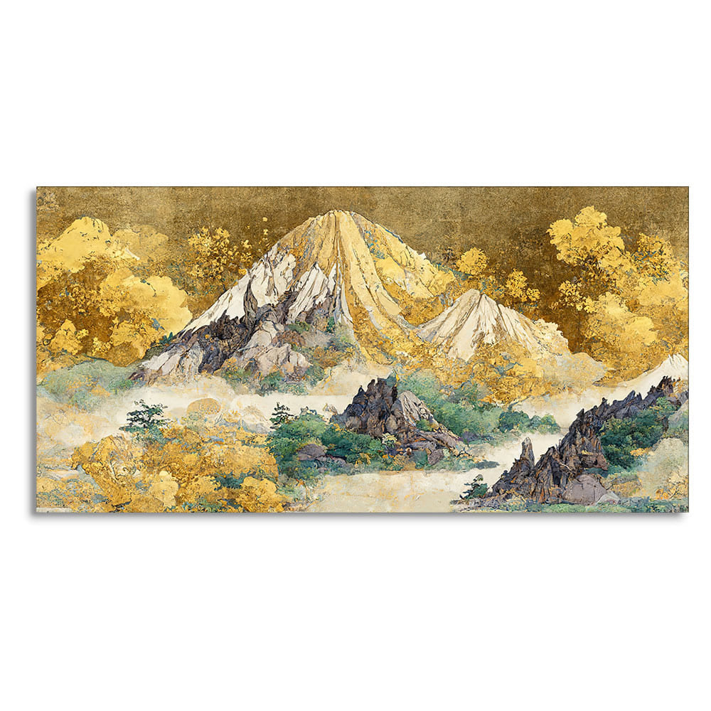 Beautiful Mountain Scenery Premium Canvas Wall Painting