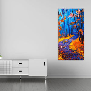 Beautiful Nature Wall Painting of Forest