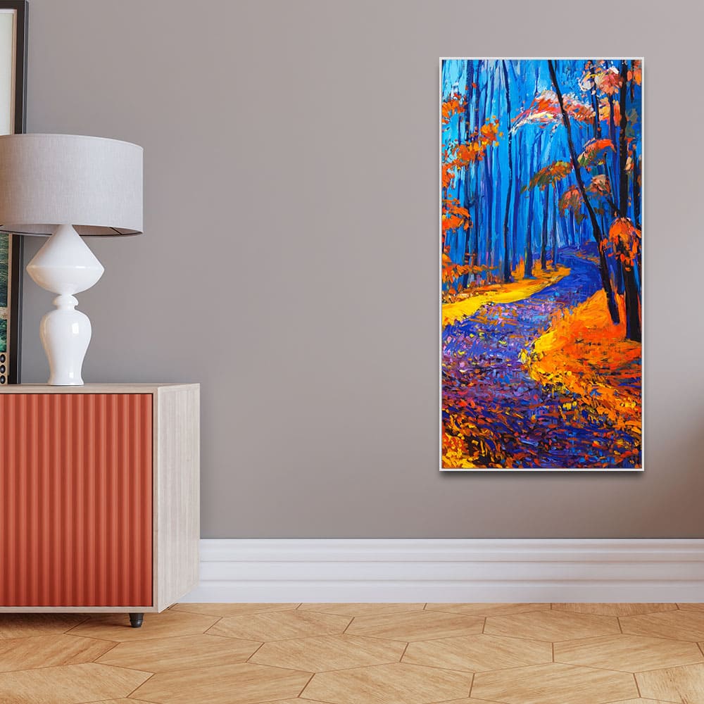 Beautiful Nature Wall Painting of Forest