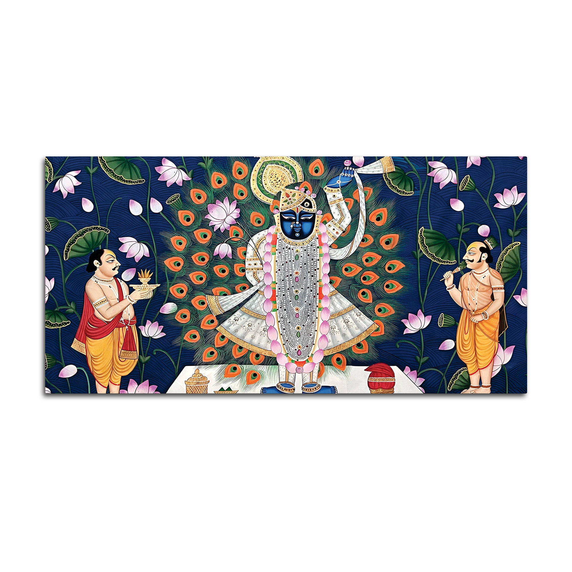 Beautiful Pichwai Art of Shrinath ji Wall Painting