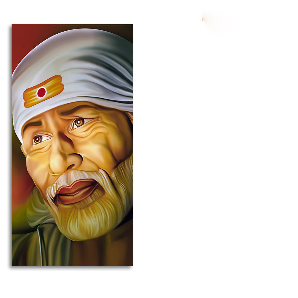 Beautiful Shirdi Sai Baba Canvas Wall Painting