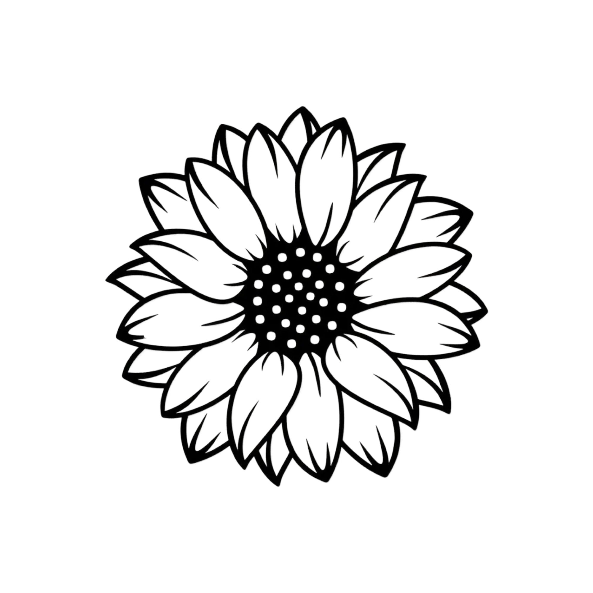 Beautiful Sunflower Design Metal Art Wall Decor