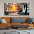 Wall art sunset view