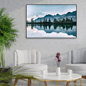 Beautiful View of Horizon Floating Canvas Wall Painting