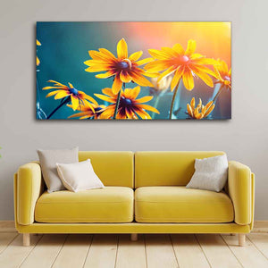 Beautiful Wall Painting of Mexican Sunflower