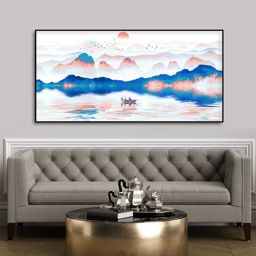 Beautiful Zen Life Scenery Canvas Wall Painting