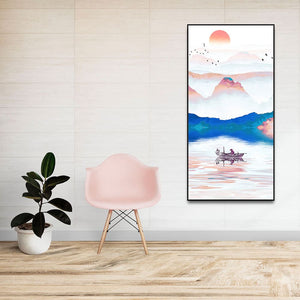 Beautiful Zen Life Scenery Premium Canvas Wall Painting