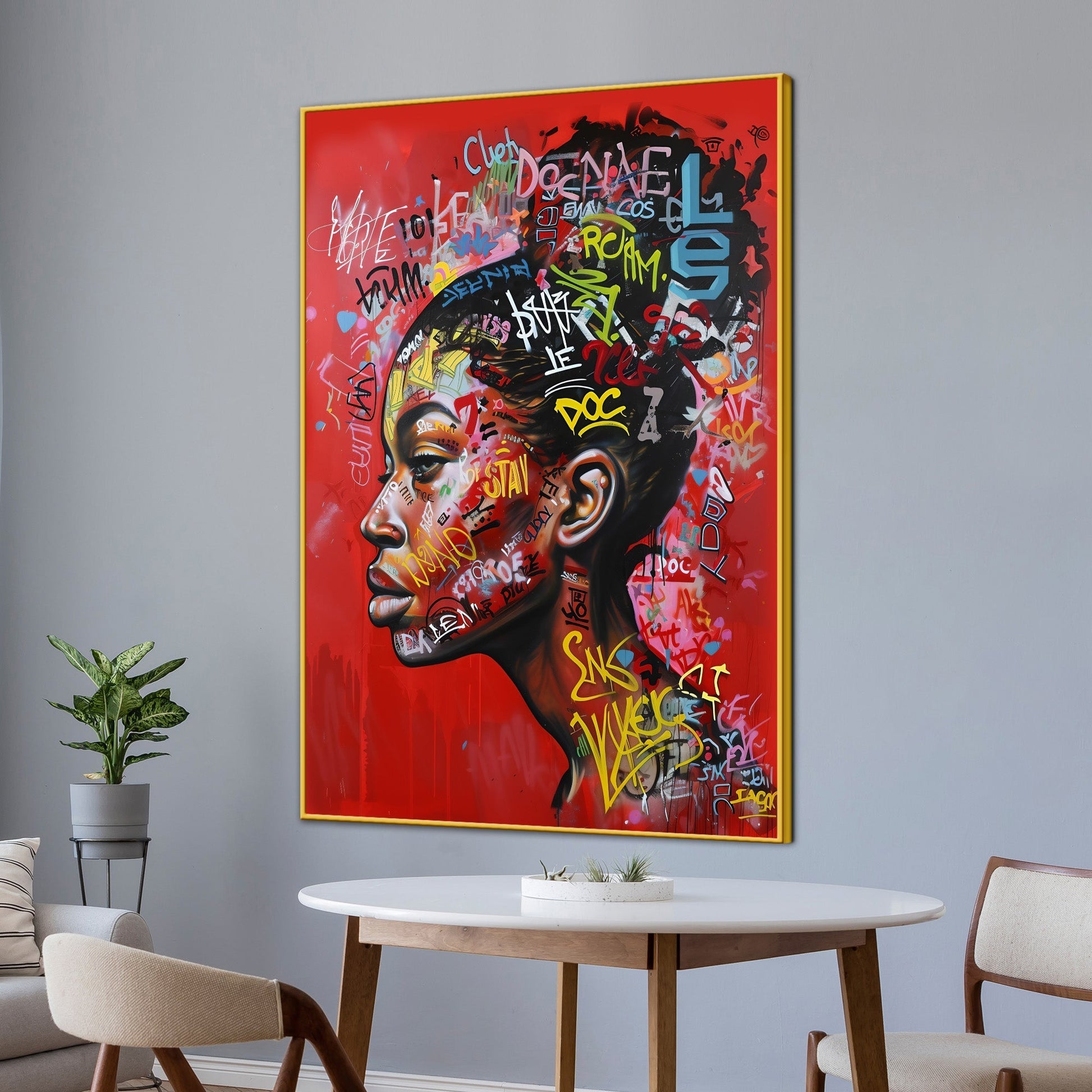 Beauty Of Wakanda Cotton Canvas Wall Painting