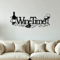 Best Time is Wine Time Metal Wall Art Decor