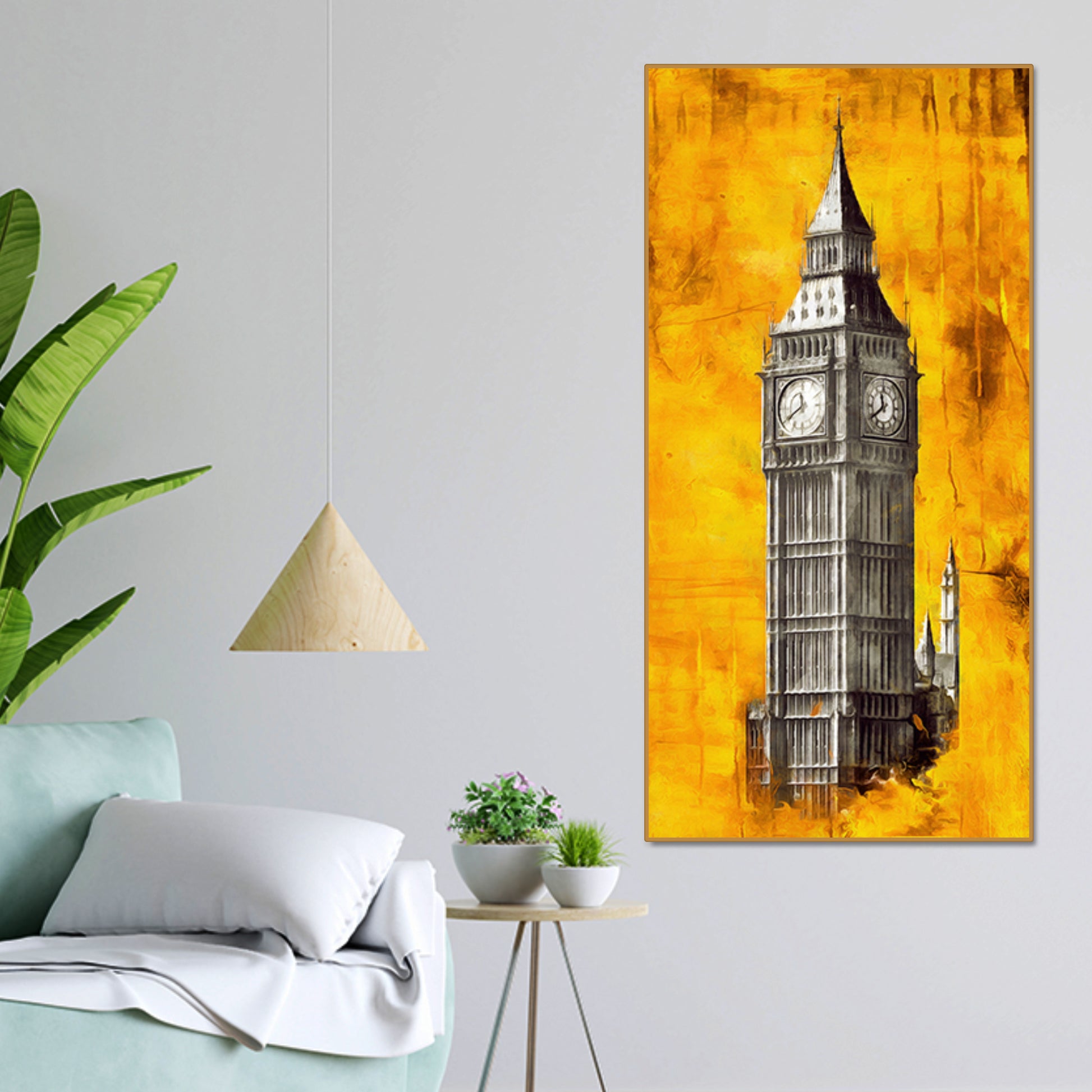 Big Ben of London Premium Canvas Wall Painting