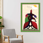 Birds Art Canvas Wall Painting | Indian Home Decor Artwork