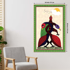 Birds Art Canvas Wall Painting | Indian Home Decor Artwork