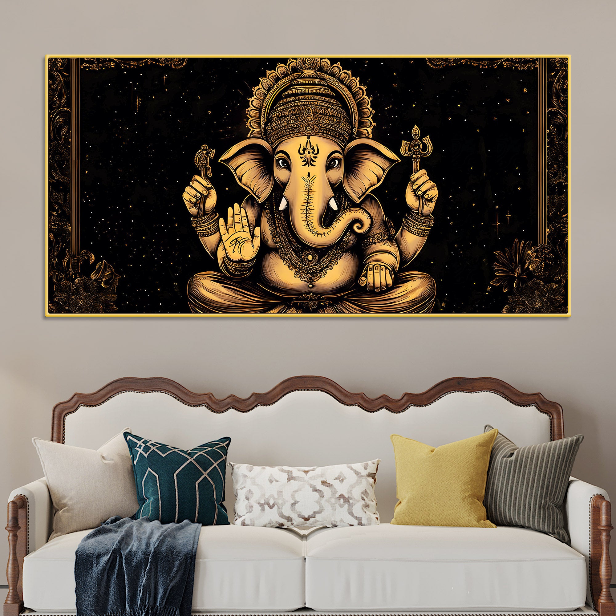 black-gold-divine-shri-ganesha-spiritual-canvas-wall-painting-for-home