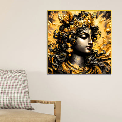  black-gold-divine-shri-krishna-spiritual-canvas-wall-painting-for-home