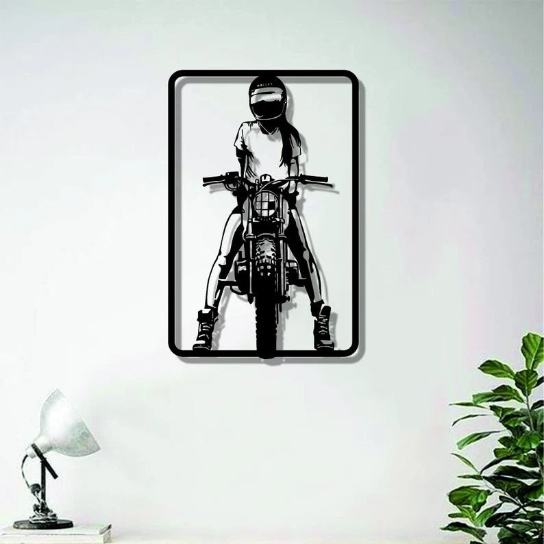 black-rider-bike-metal-wall-art-for-living-room-wall-decor