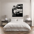 black-sports-car-metal-wall-decor-for-modern-interiors