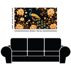 Blossom Floral Peacock Canvas Wall Painting