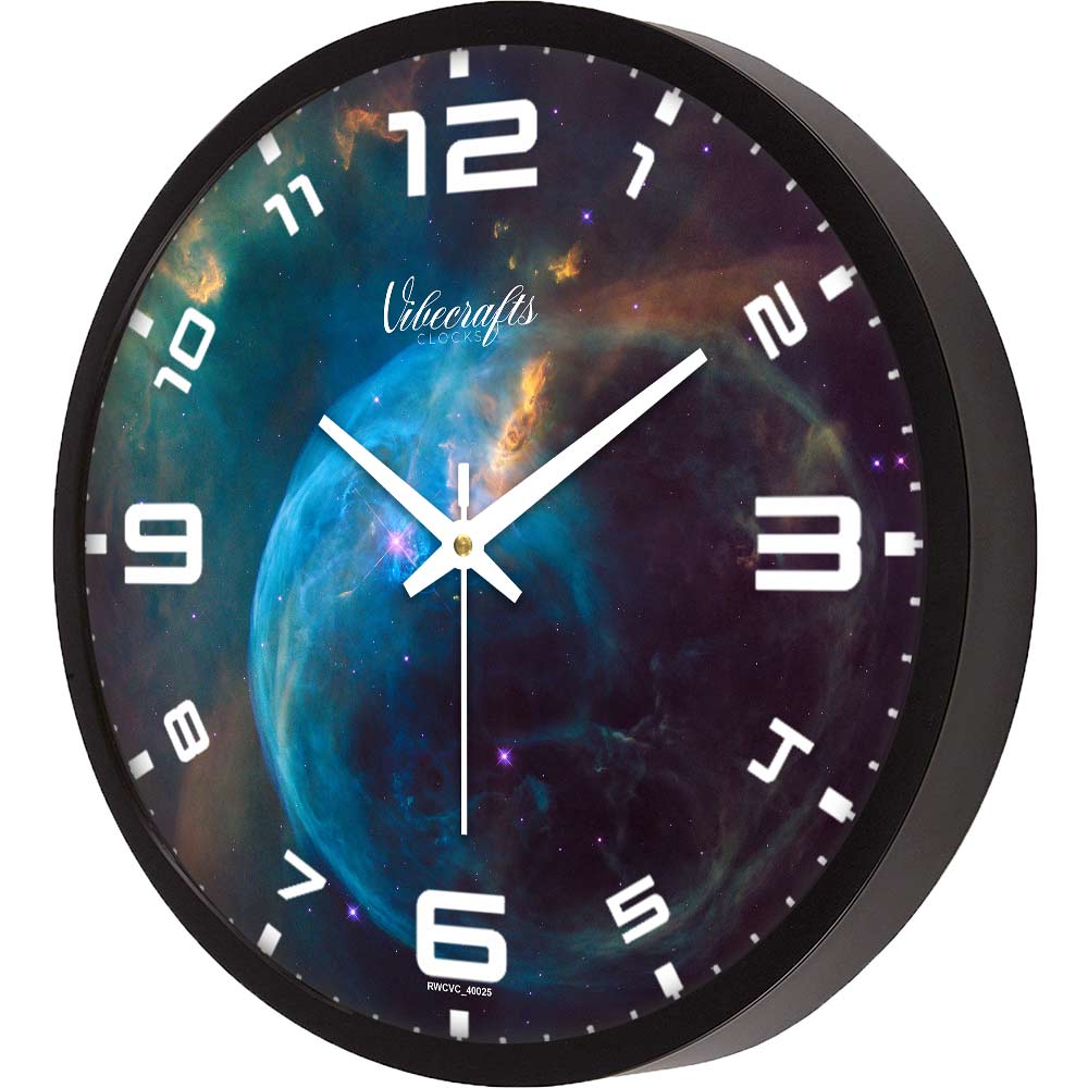 Blue Earth Designer Wall Clock