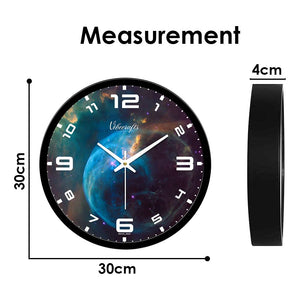 Blue Earth Designer Wall Clock