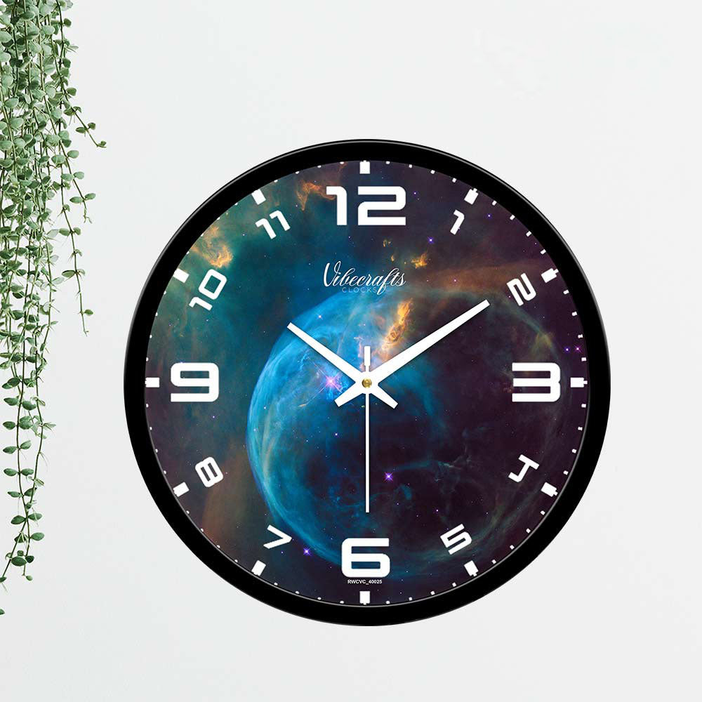 Blue Earth Designer Wall Clock