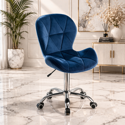 blue-velvet-accent-chair-with-diamond-stitching