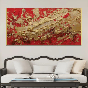 bold-red-gold-abstract-canvas-wall-painting