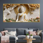 Buddha Beneath the Bodhi Tree 3D Canvas Wall Painting