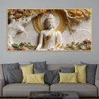 Buddha Beneath the Bodhi Tree 3D Canvas Wall Painting