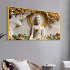 Buddha Beneath the Bodhi Tree 3D Canvas Wall Painting