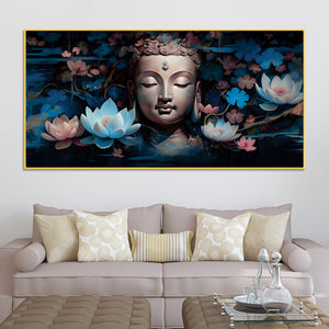 buddha-calm-face-painting-elegant-wall-canvas