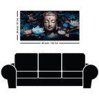 Buddha Calm Face Painting – Elegant Wall Canvas