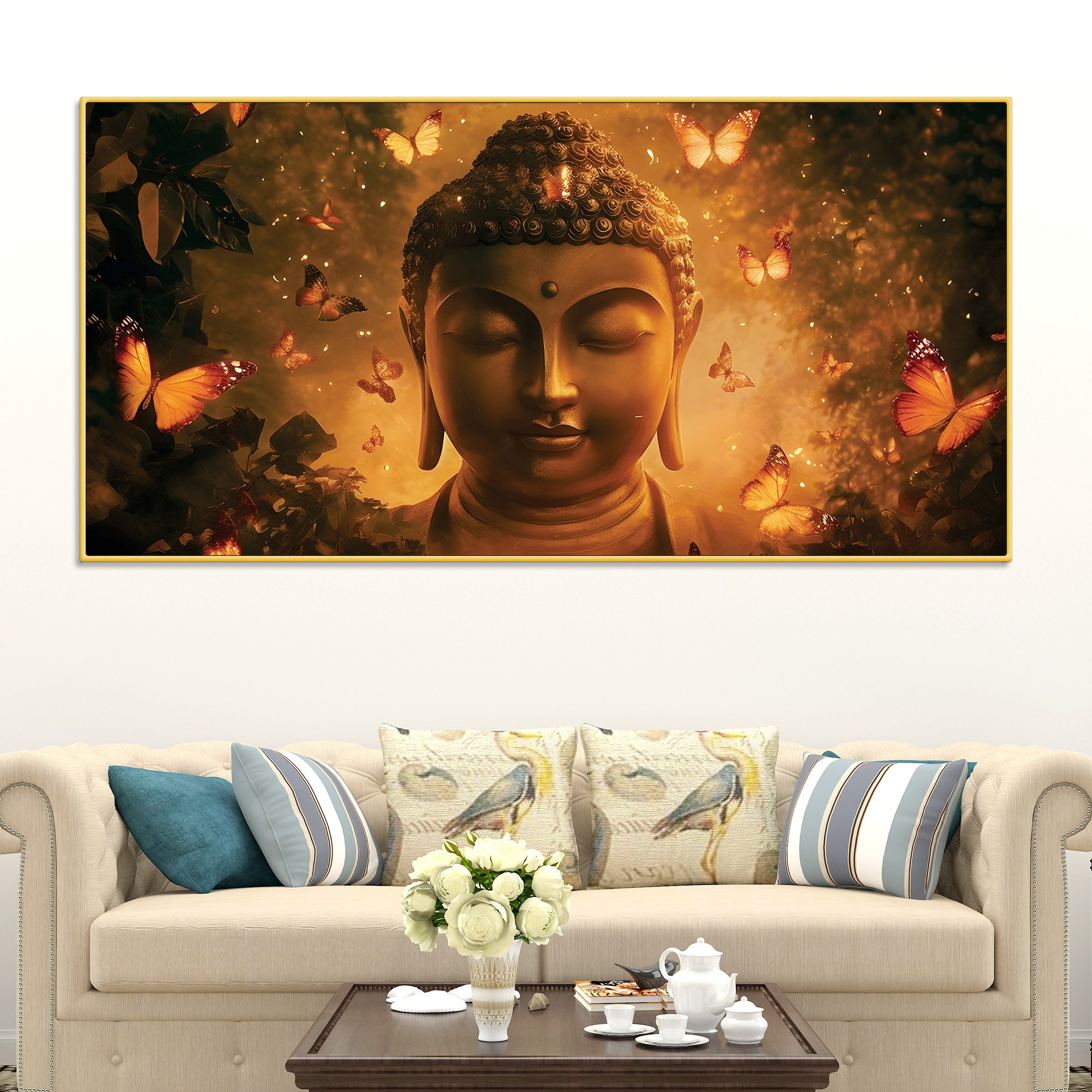 Buddha Calm Painting for Home Wall Art