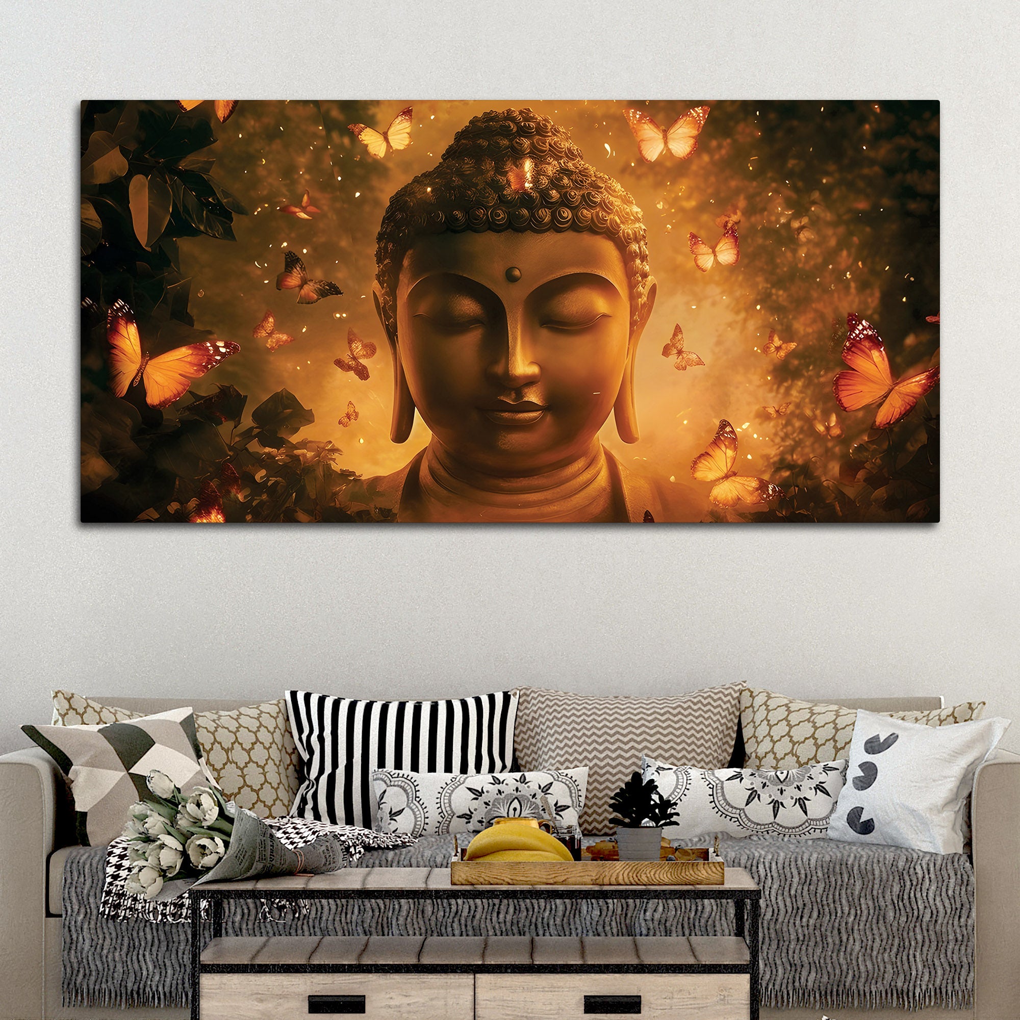 Buddha Calm Painting for Home Wall Art