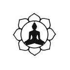 Buddha Calm & Peaceful Statue Metal Art Wall Decor