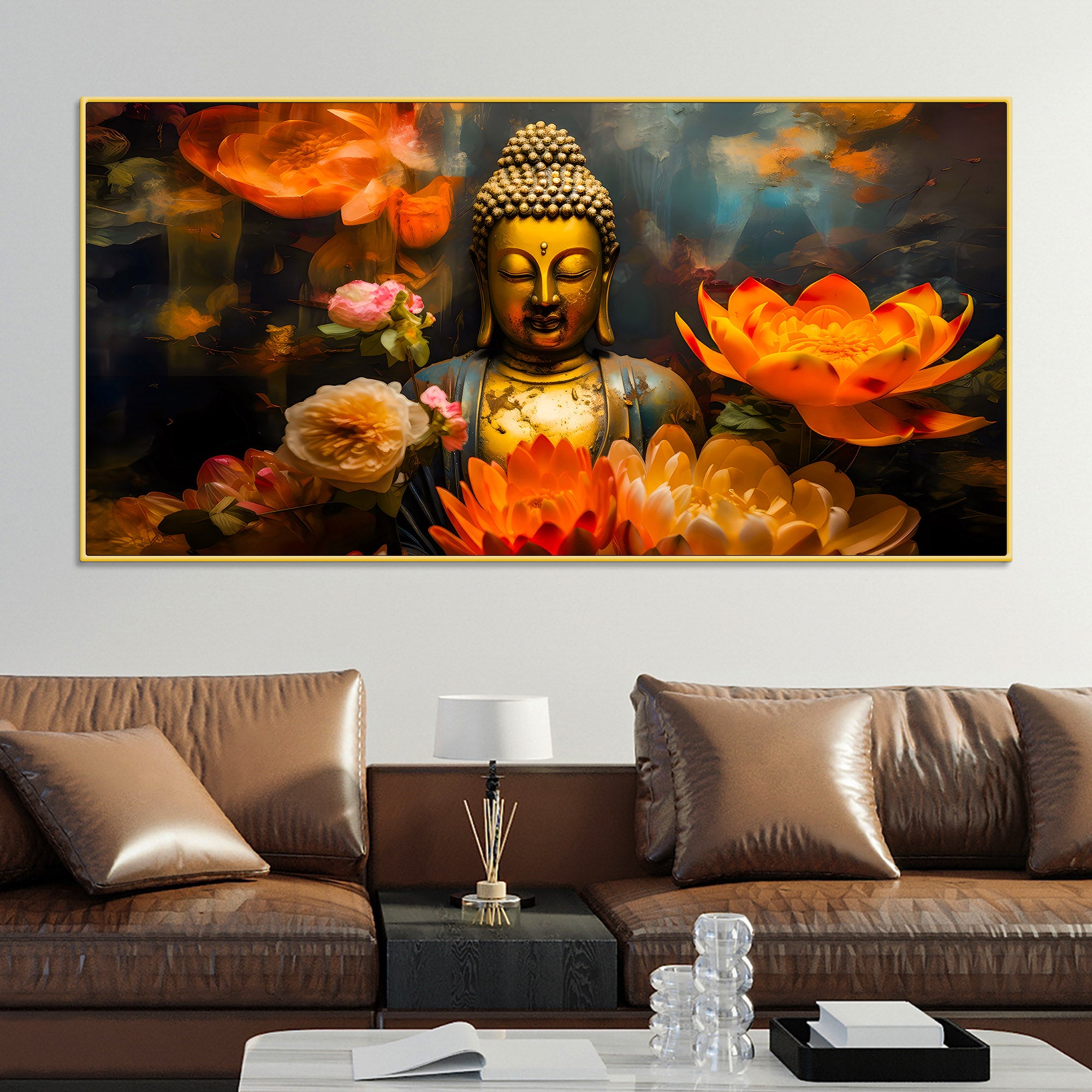 buddha-calm-vibes-canvas-painting-for-home-office