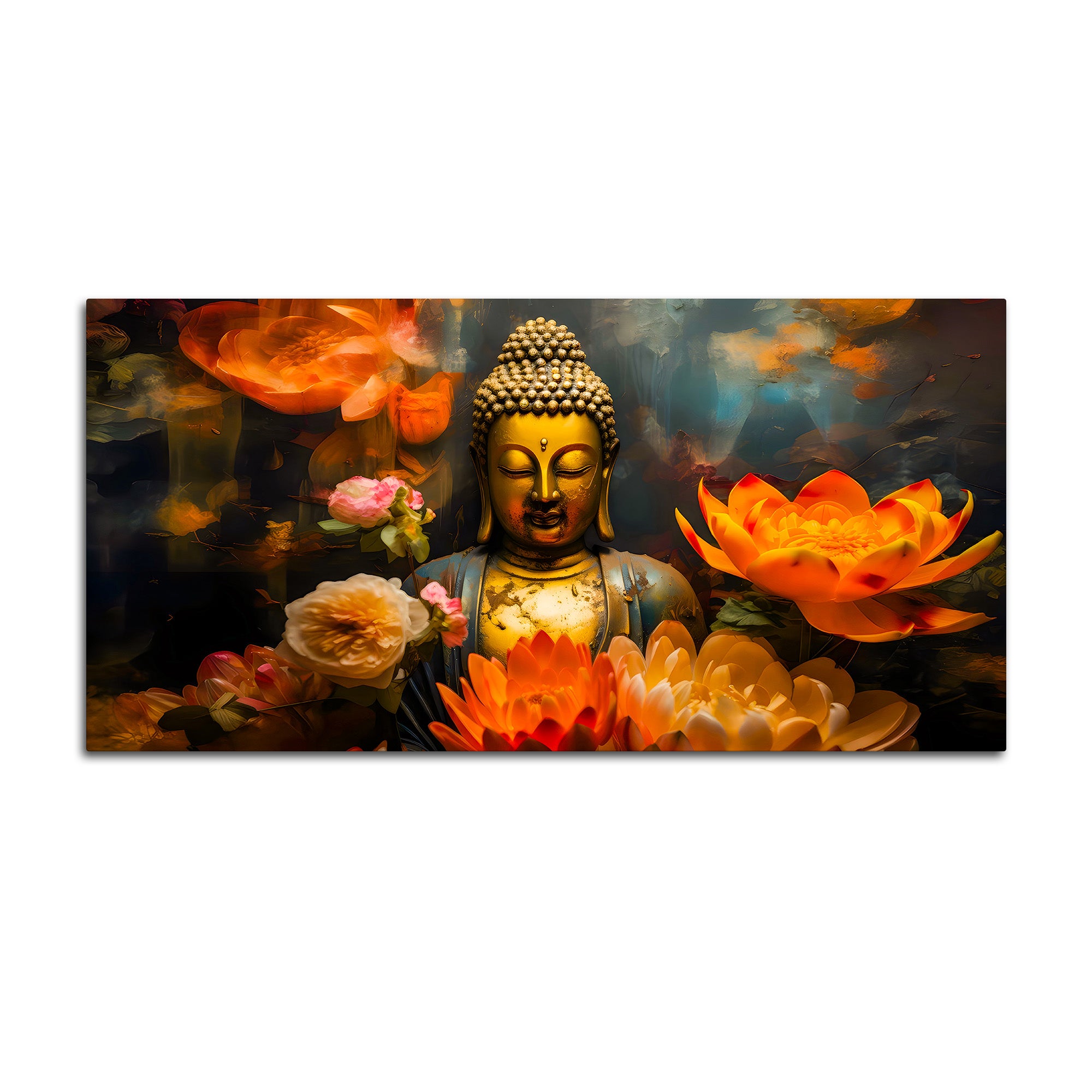 Buddha Calm Vibes Canvas Painting for Home & Office