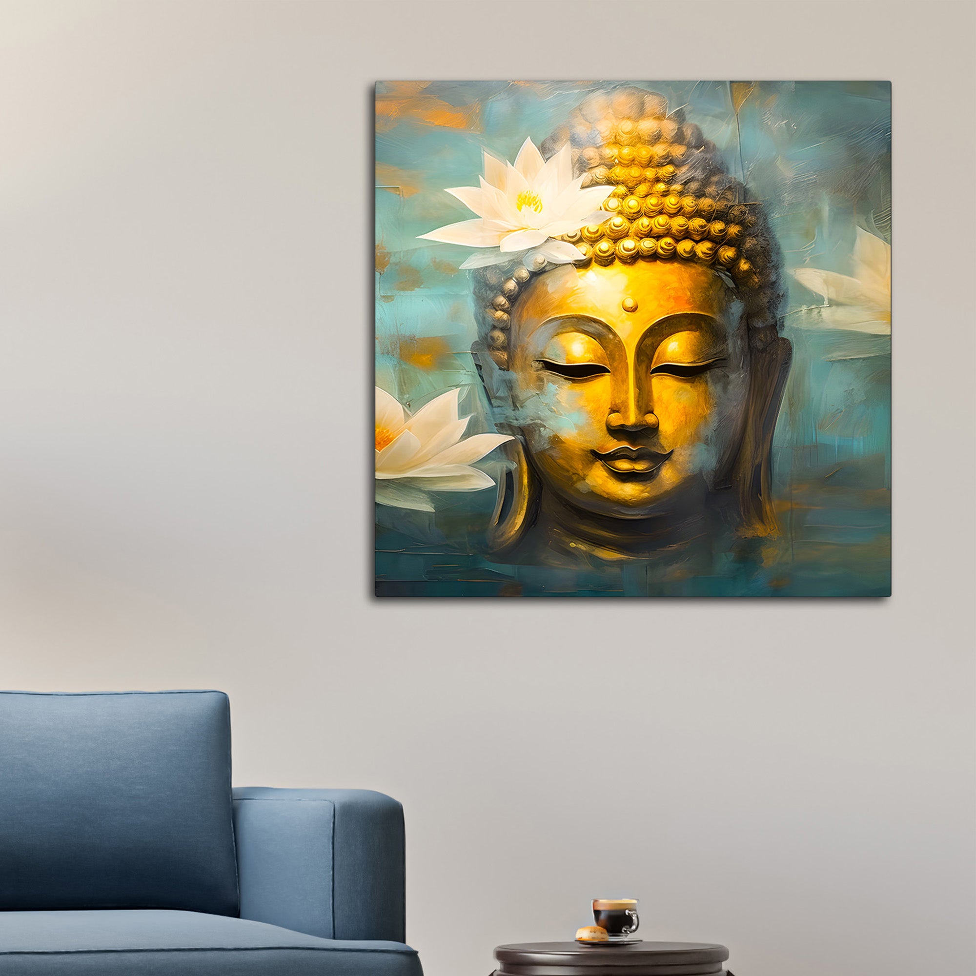 Buddha Canvas Art for Spiritual Home Decoration