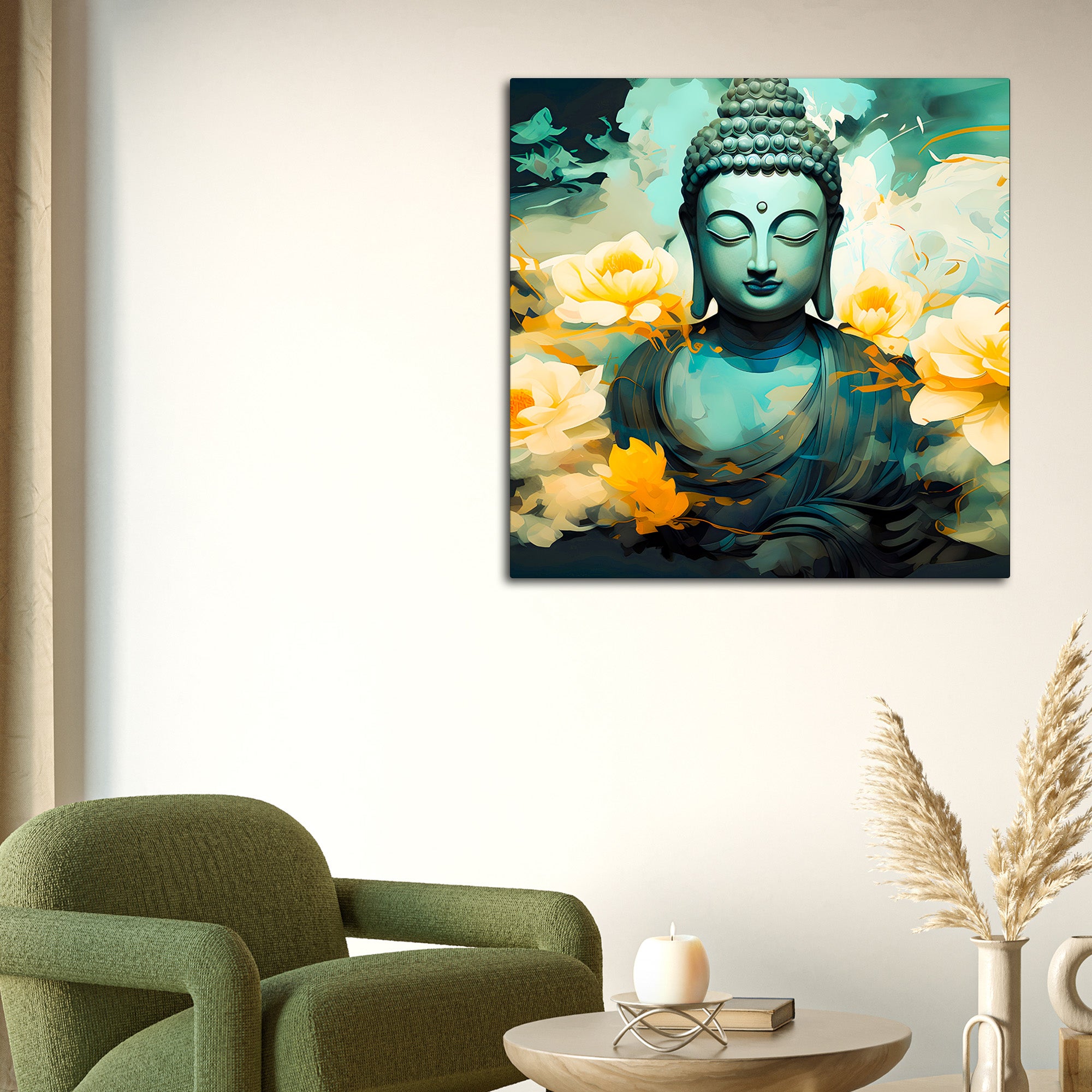 Buddha Canvas Painting for Elegant Home Decoration