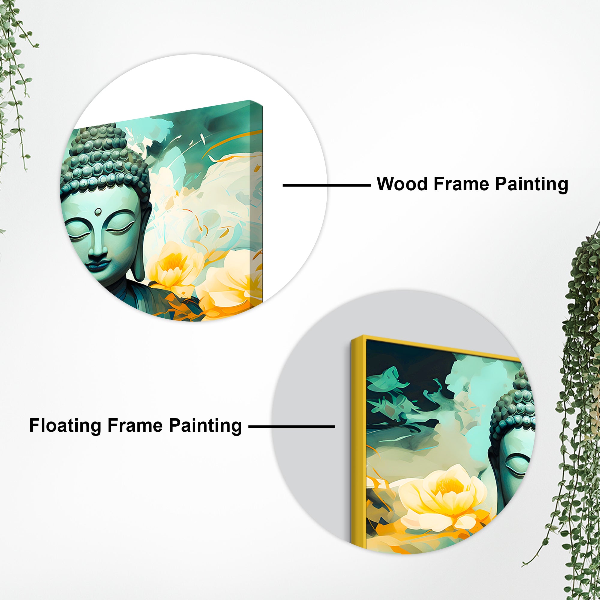 Buddha Canvas Painting for Elegant Home Decoration