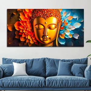 Buddha Canvas Painting for Elegant Living Spaces