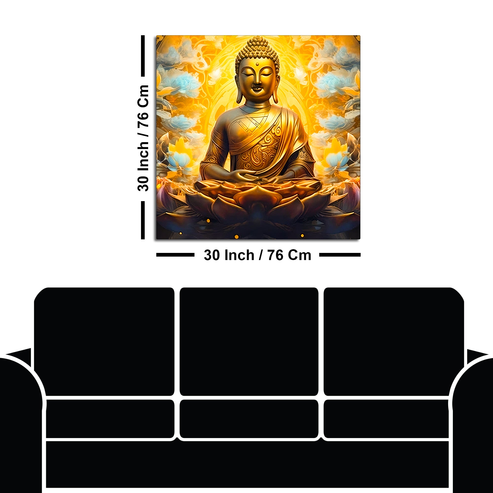 Buddha Canvas Painting for Home