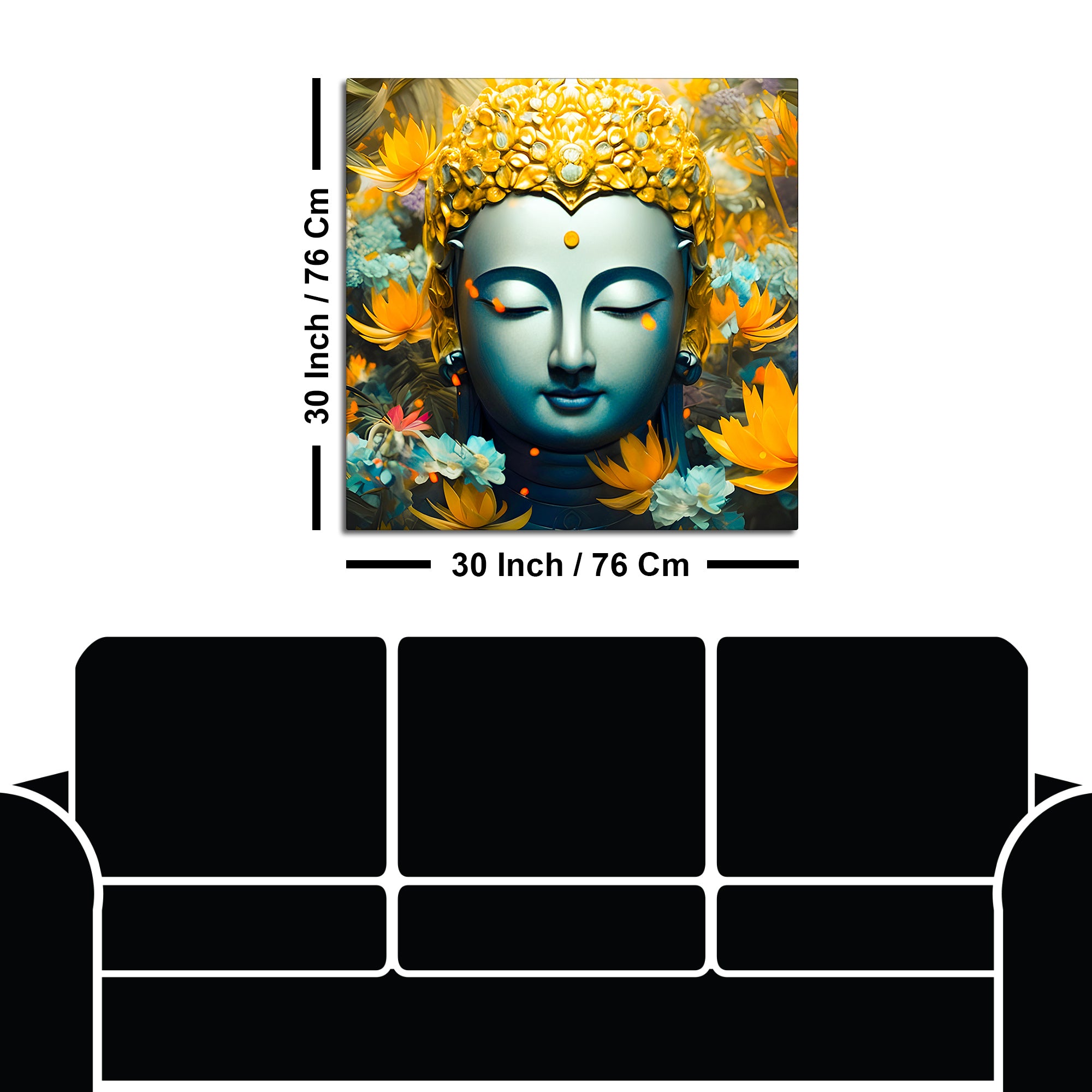 Buddha Canvas Painting for Luxury Homes