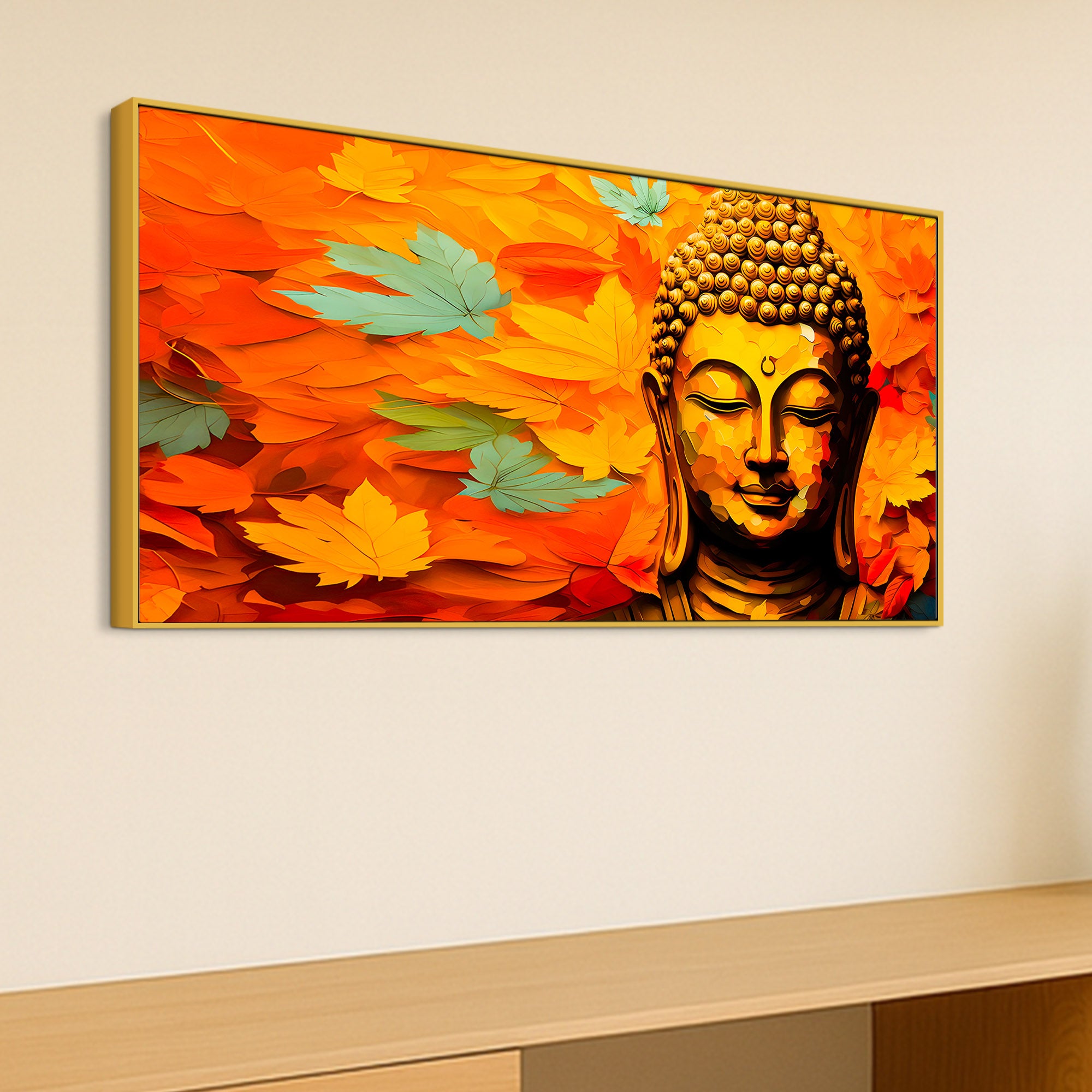 Buddha Canvas Painting for Modern Wall Décor