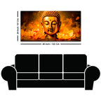 Buddha Canvas Wall Painting for Calm & Positive Home Energy
