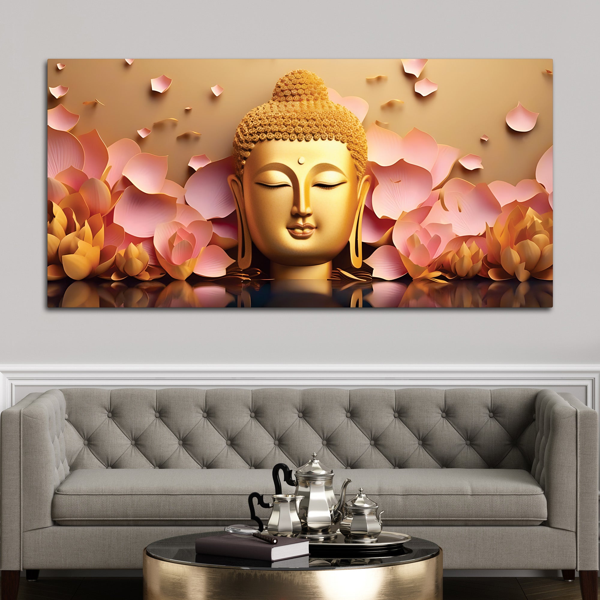 Buddha Conscious Living Painting for Walls